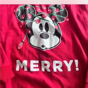 Disney Festive Red Jacket with Mickey Mouse